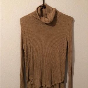 Long sleeve distressed shirt